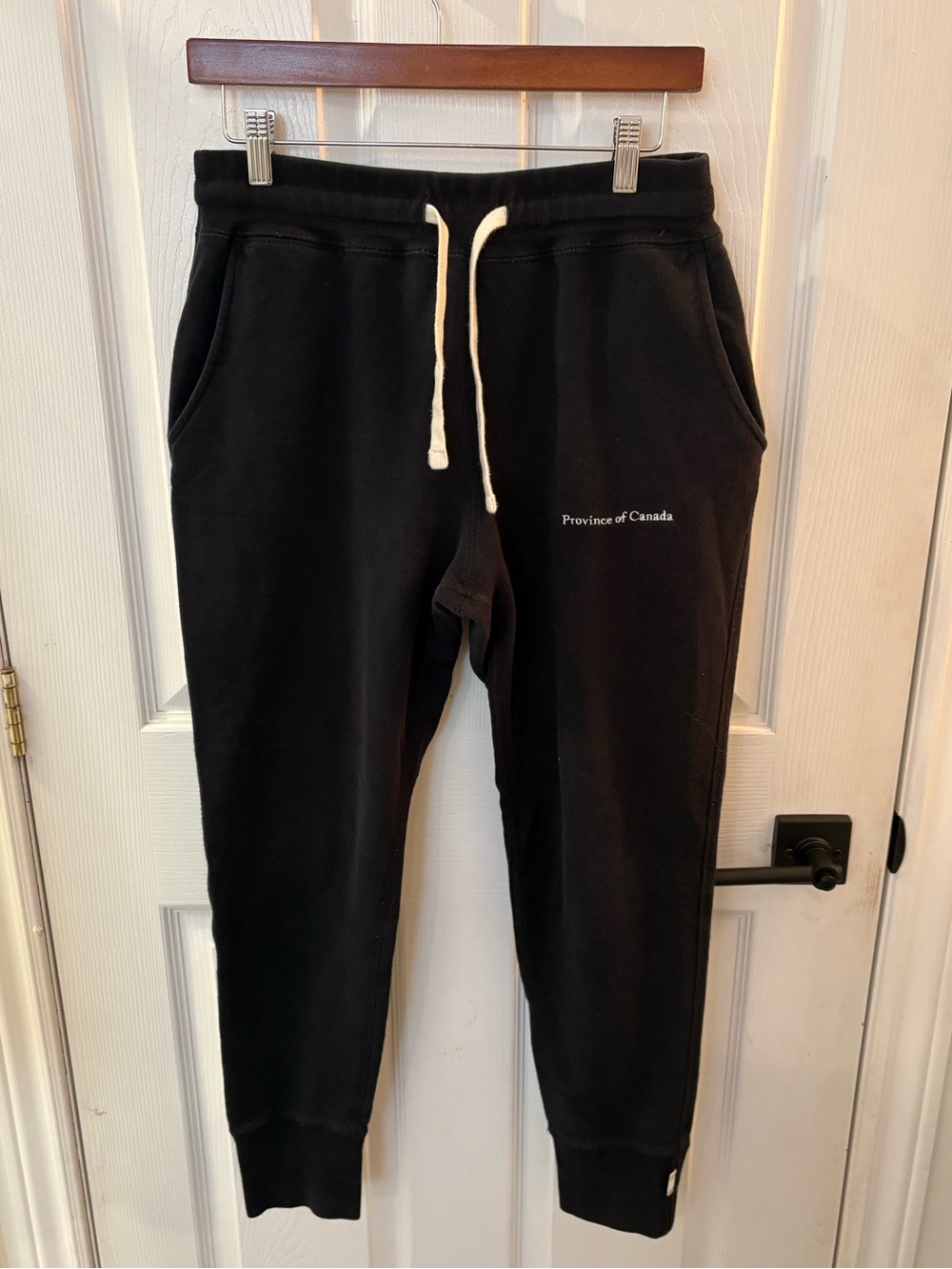 Black Province of Canada Jogger unisex Sweatpants